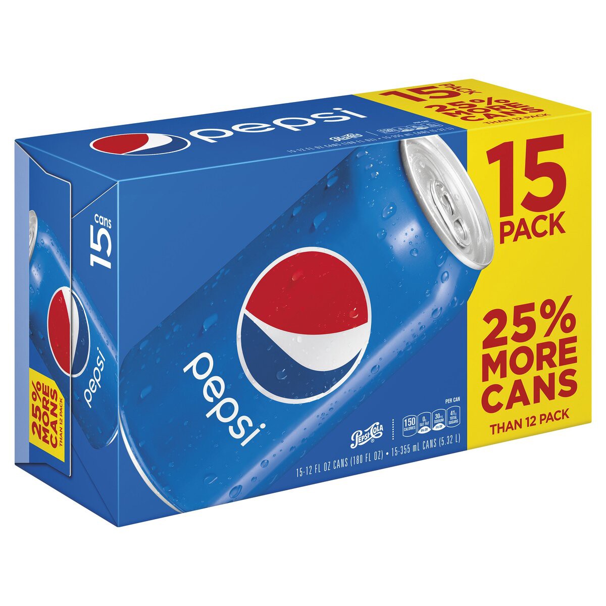 slide 4 of 6, Pepsi Soda - 180 fl oz, 180 fl oz