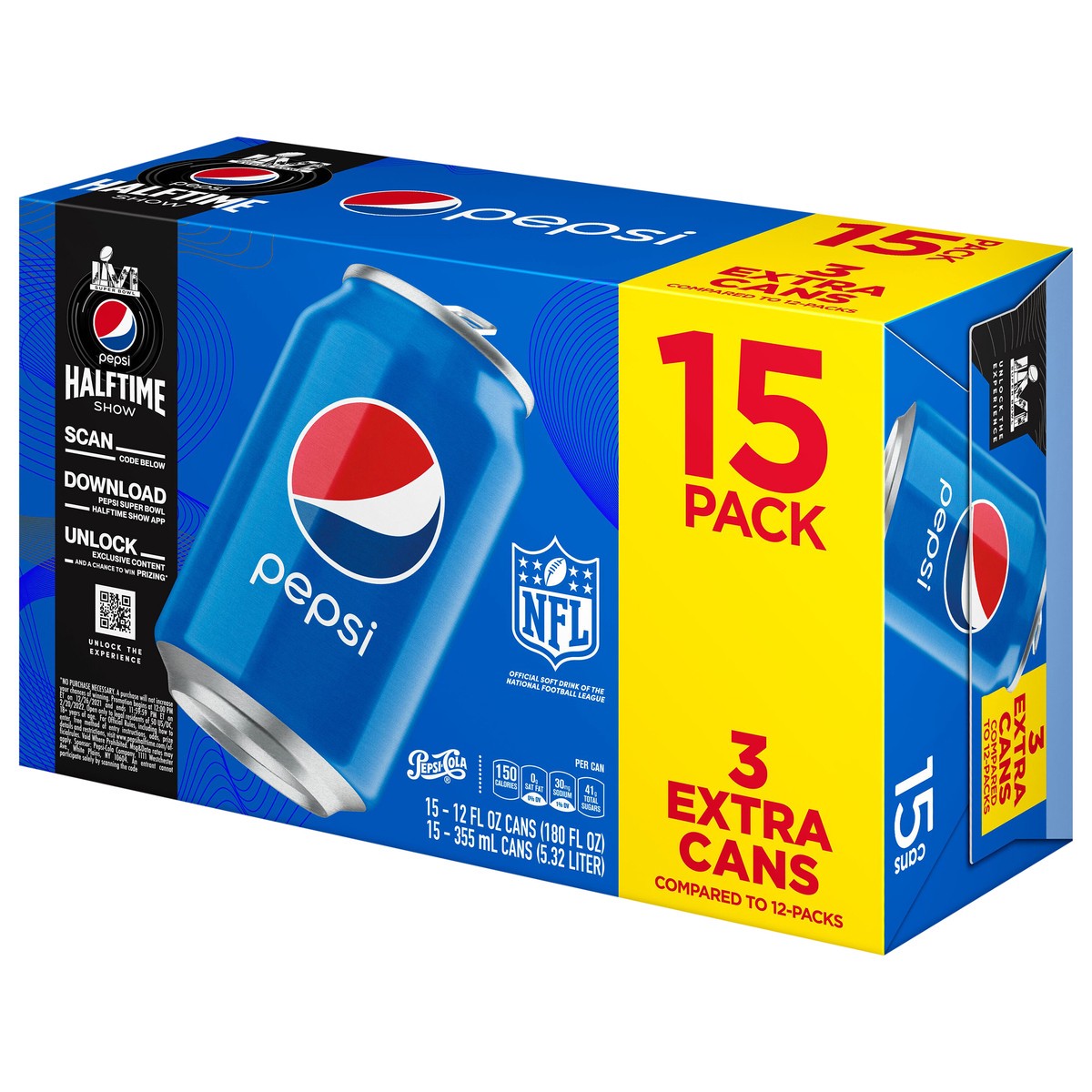 slide 6 of 6, Pepsi Soda - 180 fl oz, 180 fl oz