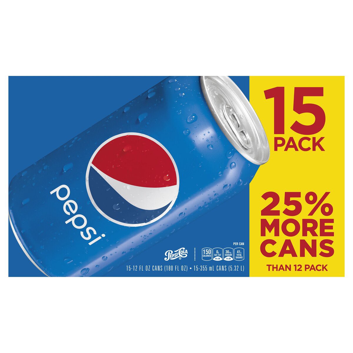 slide 1 of 6, Pepsi Soda - 180 fl oz, 180 fl oz