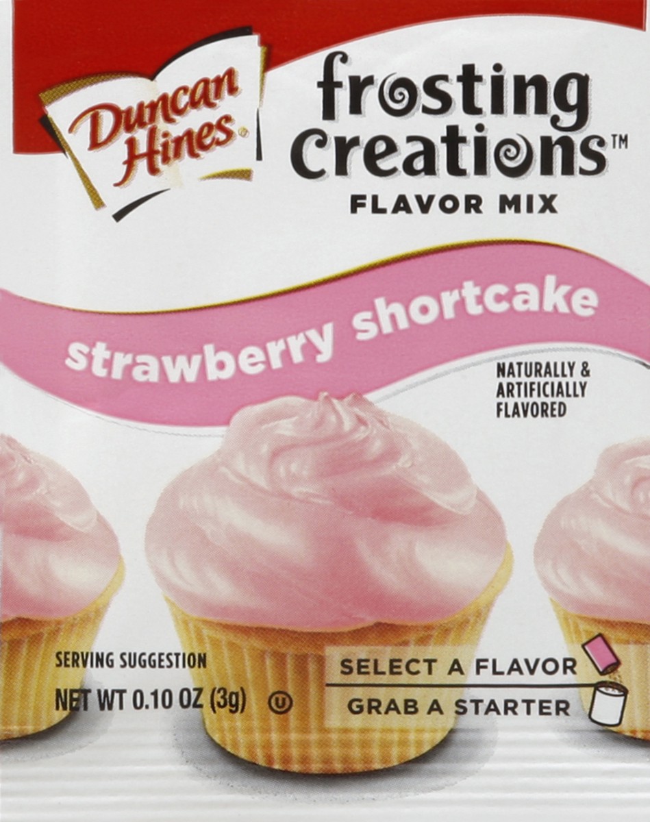 slide 2 of 2, Duncan Hines Flavor Mix, Strawberry Shortcake, 4 ct