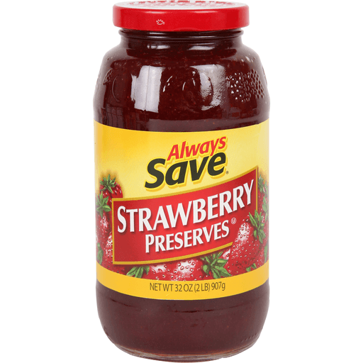 slide 1 of 1, Always Save Strawberry Preserves, 32 oz