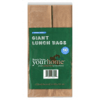 slide 1 of 5, Harris Teeter yourhome Giant Lunch Bags, 50 ct