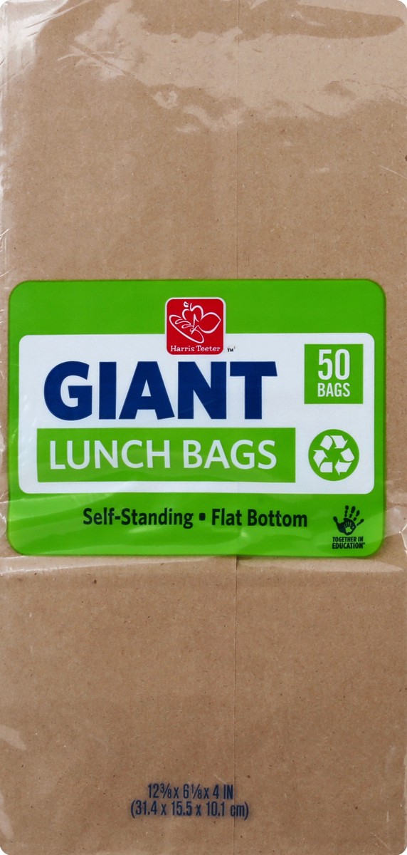 slide 2 of 5, Harris Teeter yourhome Giant Lunch Bags, 50 ct