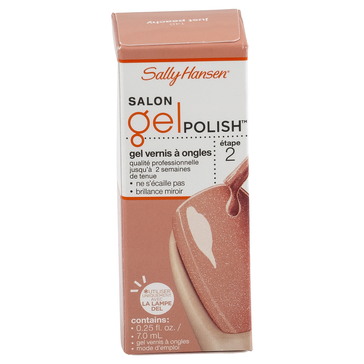 slide 4 of 6, Sally Hansen Just Peachy Salon Pro Gel Nail Polish, 0.25 fl oz