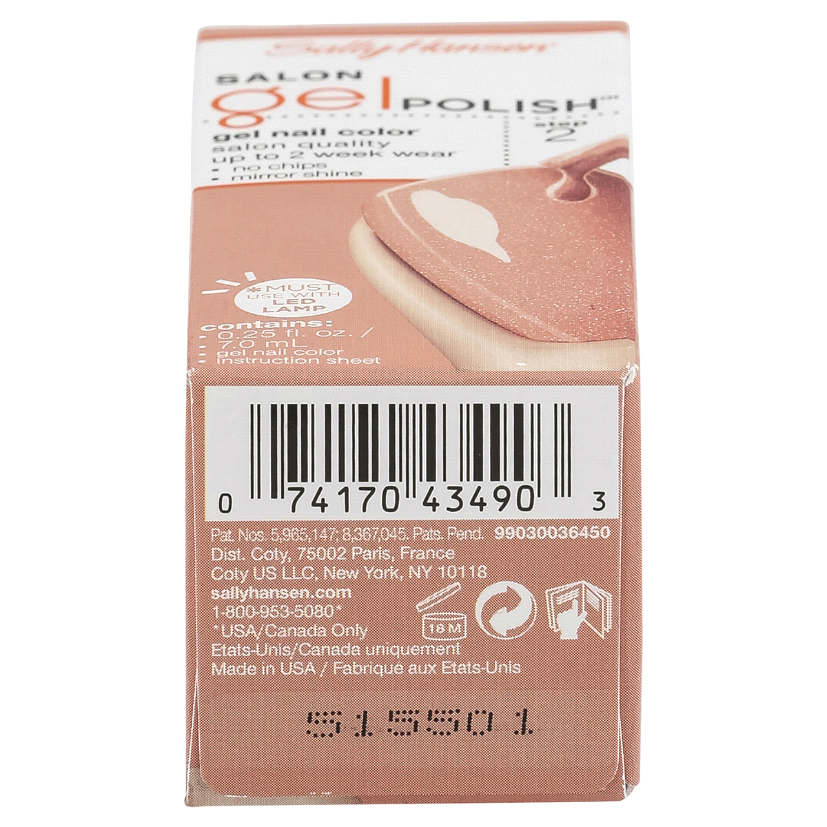 slide 6 of 6, Sally Hansen Just Peachy Salon Pro Gel Nail Polish, 0.25 fl oz