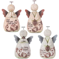 Polyresin Memorial Guardian Angel 5 inch