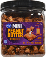 slide 1 of 1, Kroger Mini Peanut Butter Filled Pretzels, 18 oz