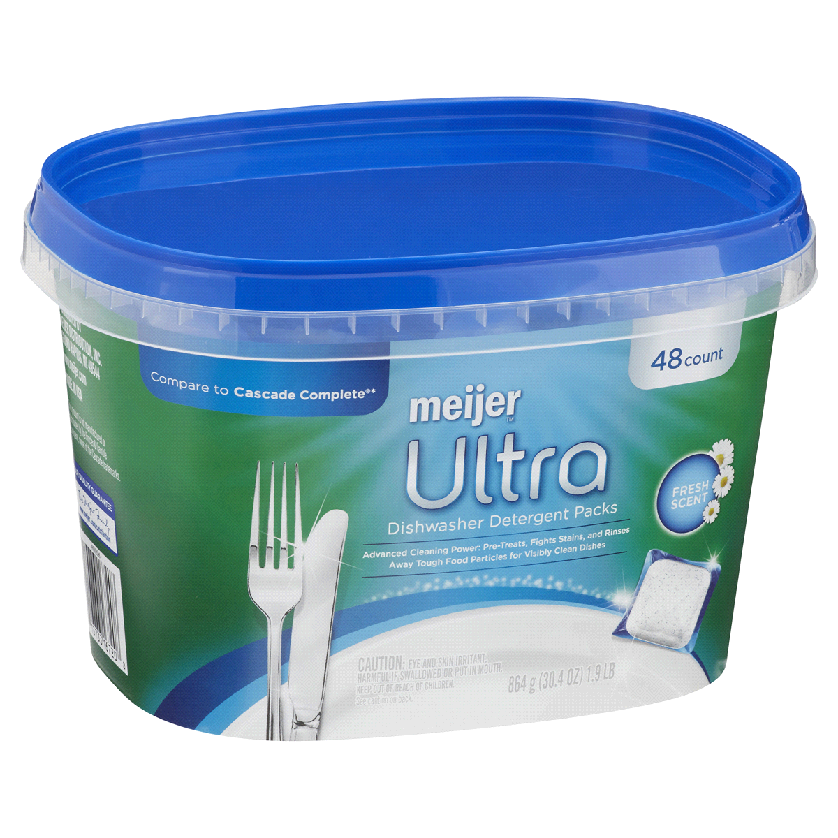 slide 6 of 6, Meijer Ultra Dishwasher Pacs, Fresh Scent, 48 ct