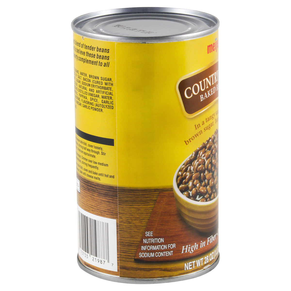 slide 2 of 4, Meijer Country Style Baked Beans, 28 oz
