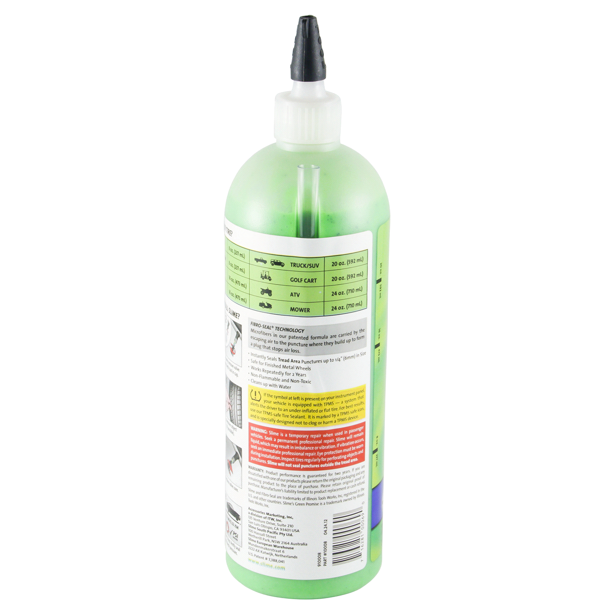 slide 4 of 4, Slime Tire Sealant for Multi Applications, 24 oz