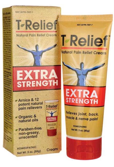 slide 1 of 1, Medinatura Xtra Strength T-Relief Pain Cream, 3 oz