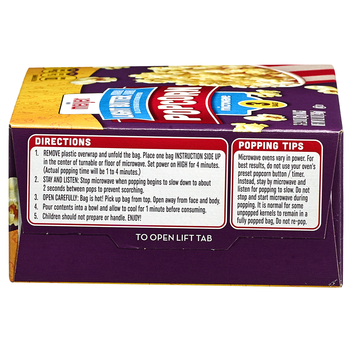 slide 3 of 3, Meijer Microwave Popcorn Light Butter, 8.7 oz