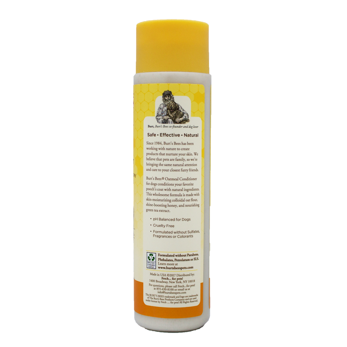 slide 2 of 3, Burt's Bees Dog Conditioner Oatmeal With Colloidal Oat Flour & Honey Bottle - 10 Fl. Oz., 10 fl oz