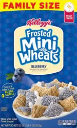 Frosted Mini-Wheats Family Size Blueberry Cereal 22 oz