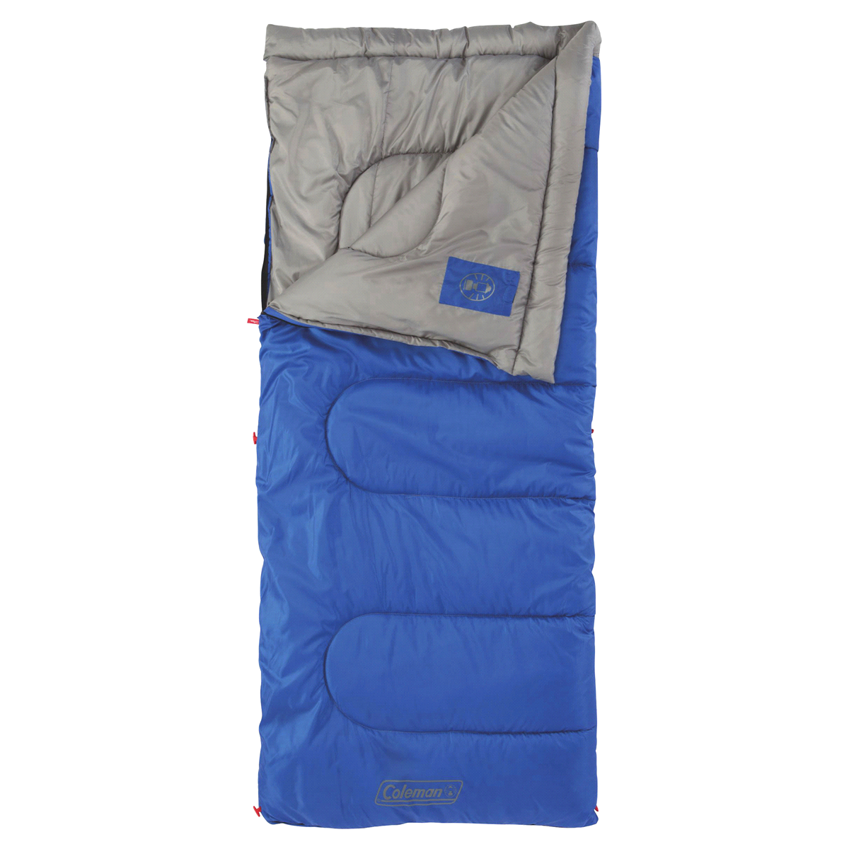 slide 3 of 4, Coleman Boyce 50° Sleeping Bag, 3 lb