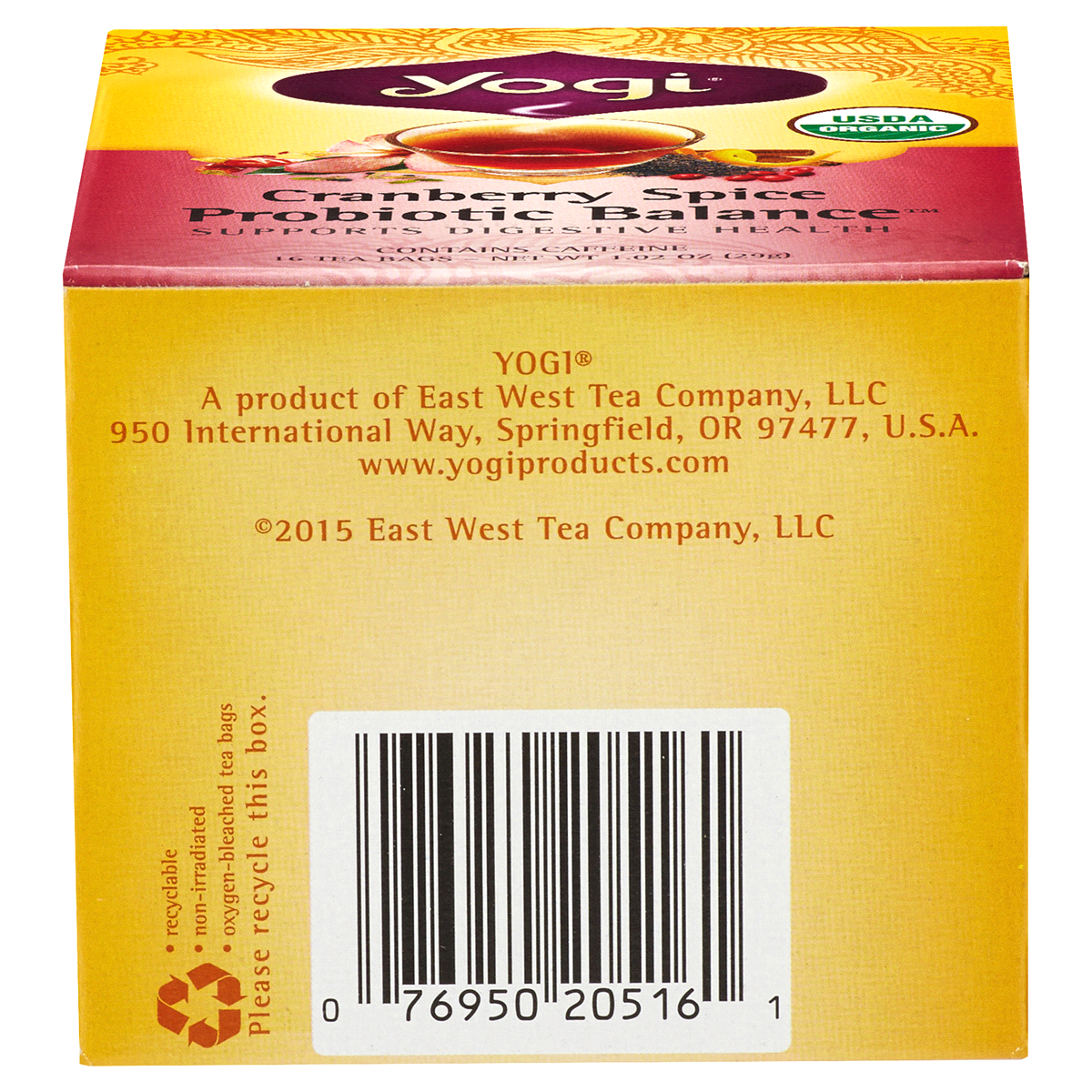 slide 3 of 8, Yogi Cinnamon Berry Probiotic Balance Tea, 16 ct