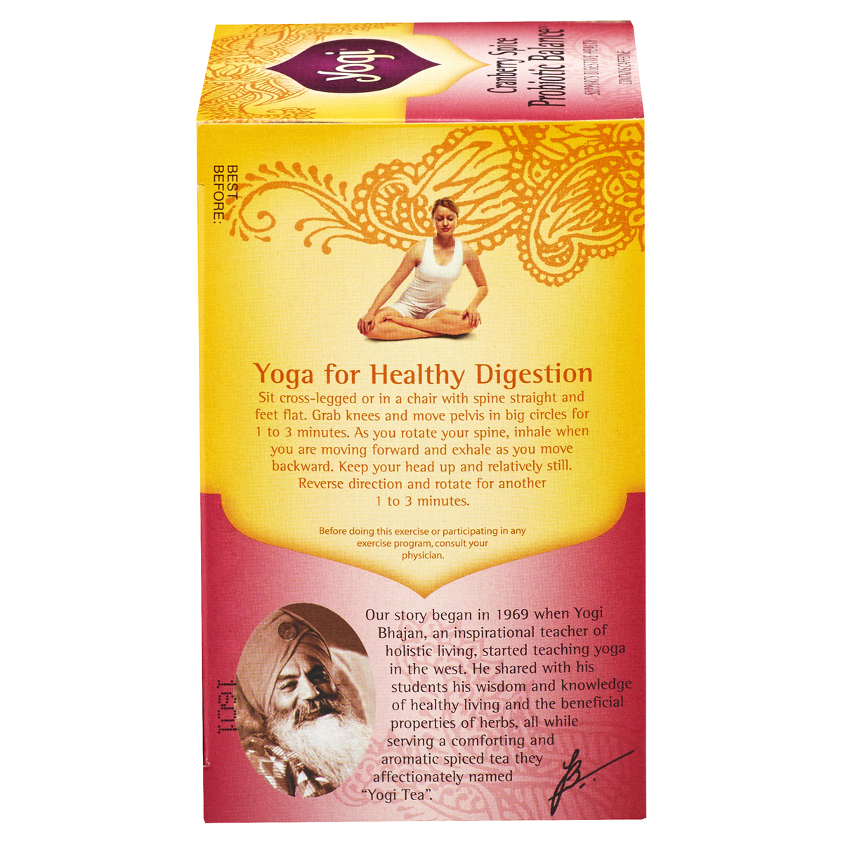 slide 8 of 8, Yogi Cinnamon Berry Probiotic Balance Tea, 16 ct