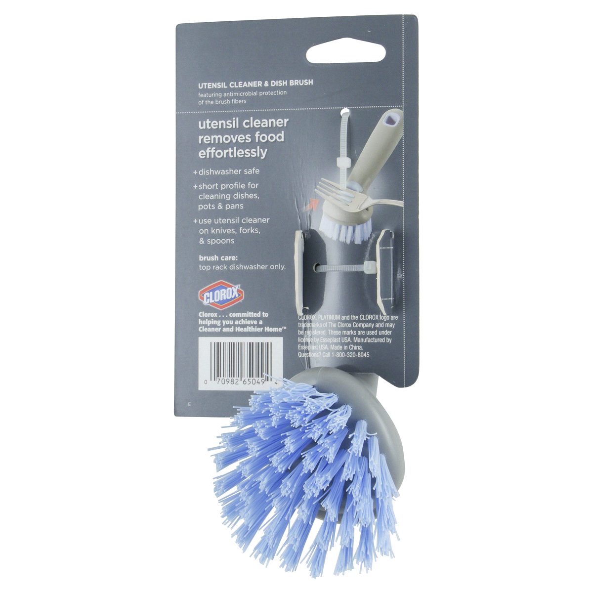 slide 2 of 2, Clorox Platinum Small Dish Brush, 1 ct