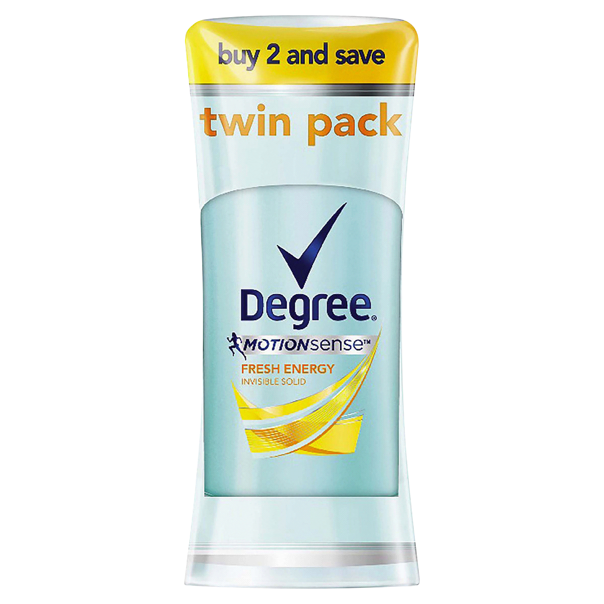 slide 2 of 2, Degree Women Fresh Energy Antiperspirant Deodorant Stick, 2 ct; 2.6 oz