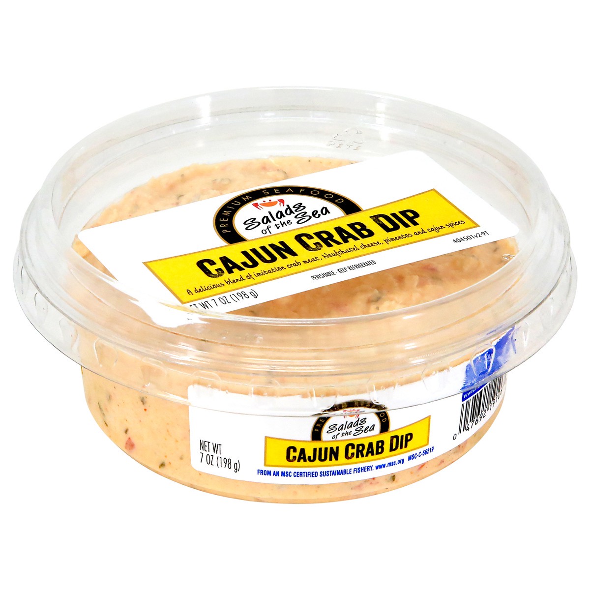 slide 6 of 9, Salads of the Sea Cajun Crab Dip 7oz, 7 oz