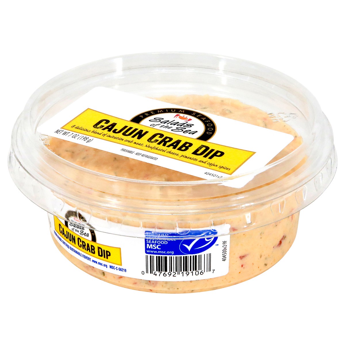 slide 7 of 9, Salads of the Sea Cajun Crab Dip 7oz, 7 oz