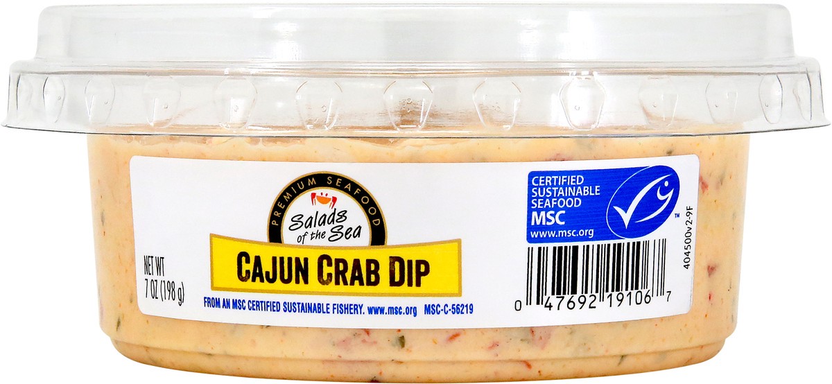 slide 3 of 9, Salads of the Sea Cajun Crab Dip 7oz, 7 oz
