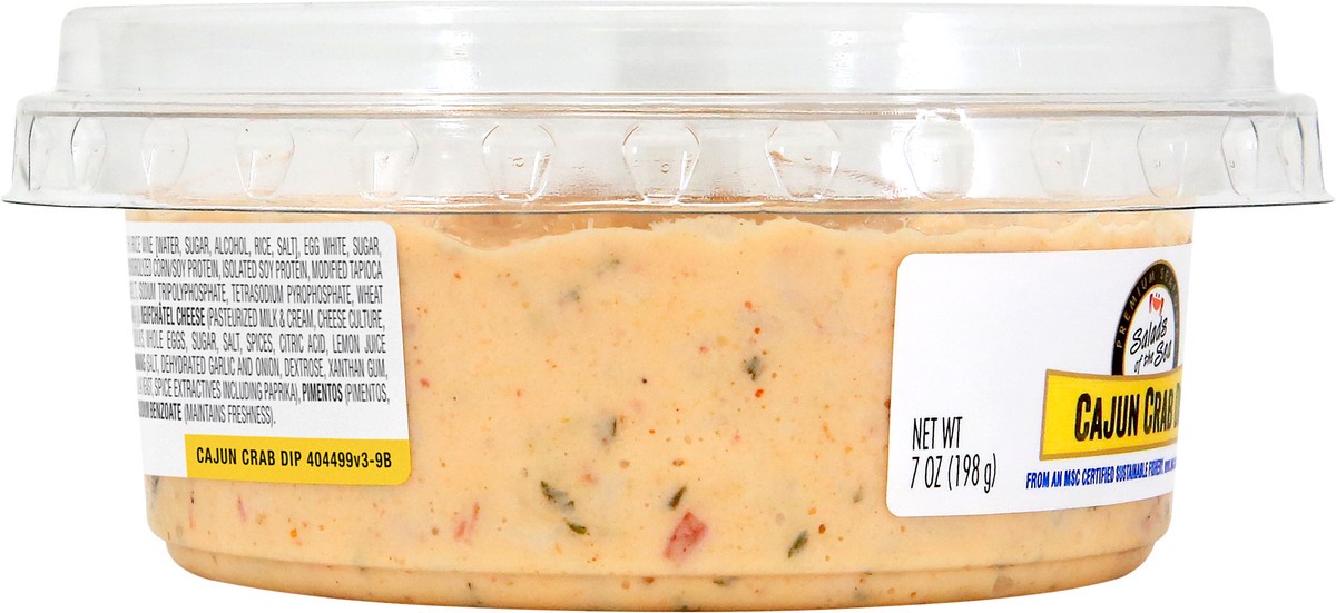 slide 4 of 9, Salads of the Sea Cajun Crab Dip 7oz, 7 oz