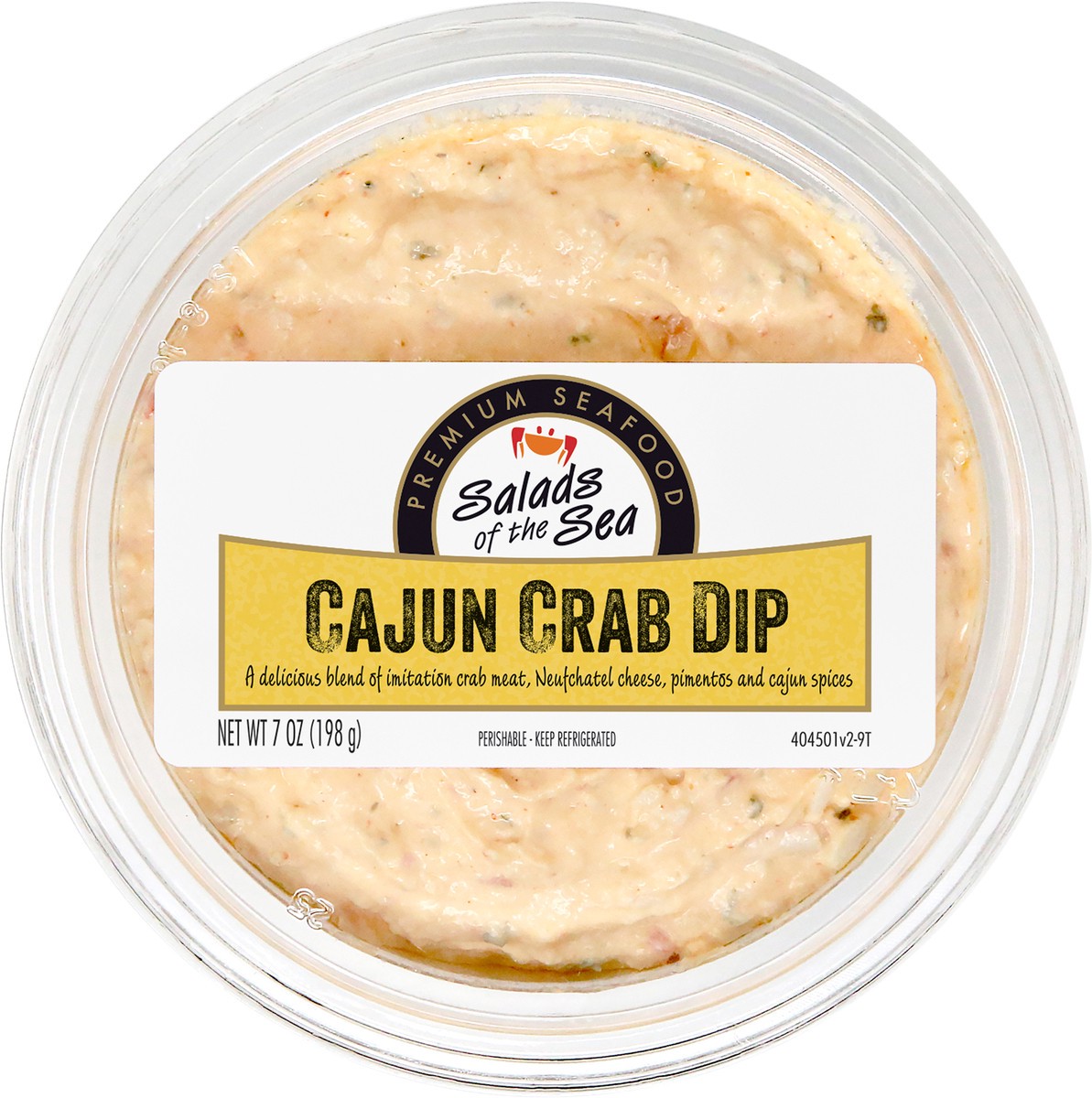 slide 5 of 9, Salads of the Sea Cajun Crab Dip 7oz, 7 oz