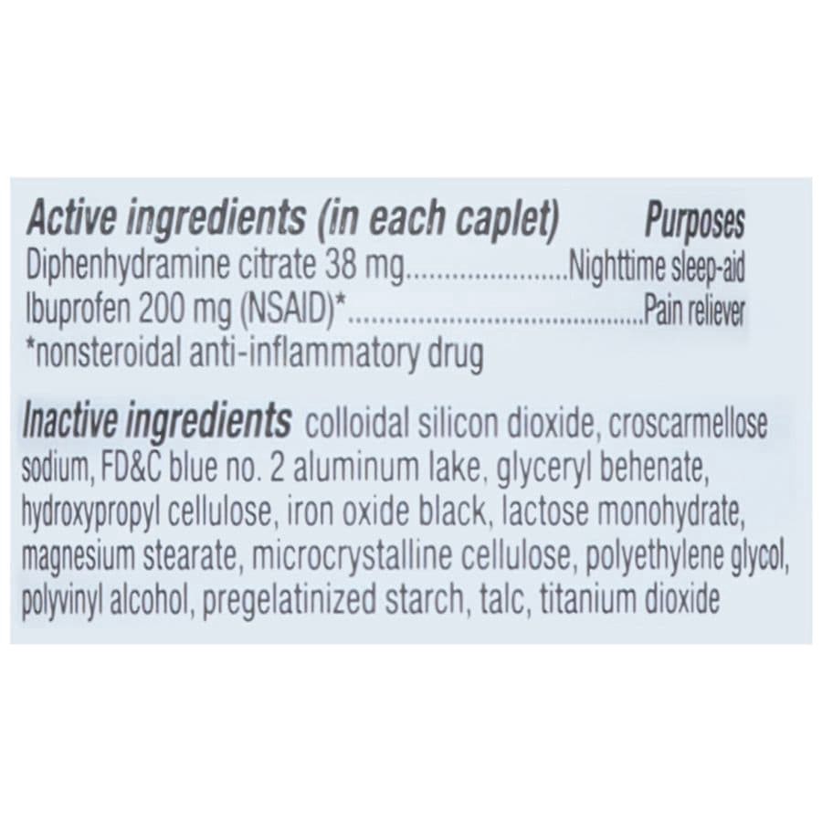 slide 3 of 4, Walgreens Ibuprofen PM Caplets, 200 ct