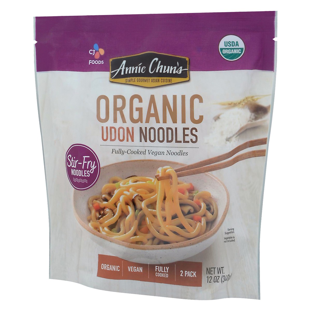 slide 2 of 13, Annie Chun's Organic 2 Pack Udon Noodles 12 oz, 12 oz