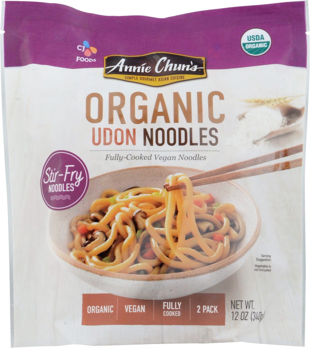 slide 12 of 13, Annie Chun's Organic 2 Pack Udon Noodles 12 oz, 12 oz