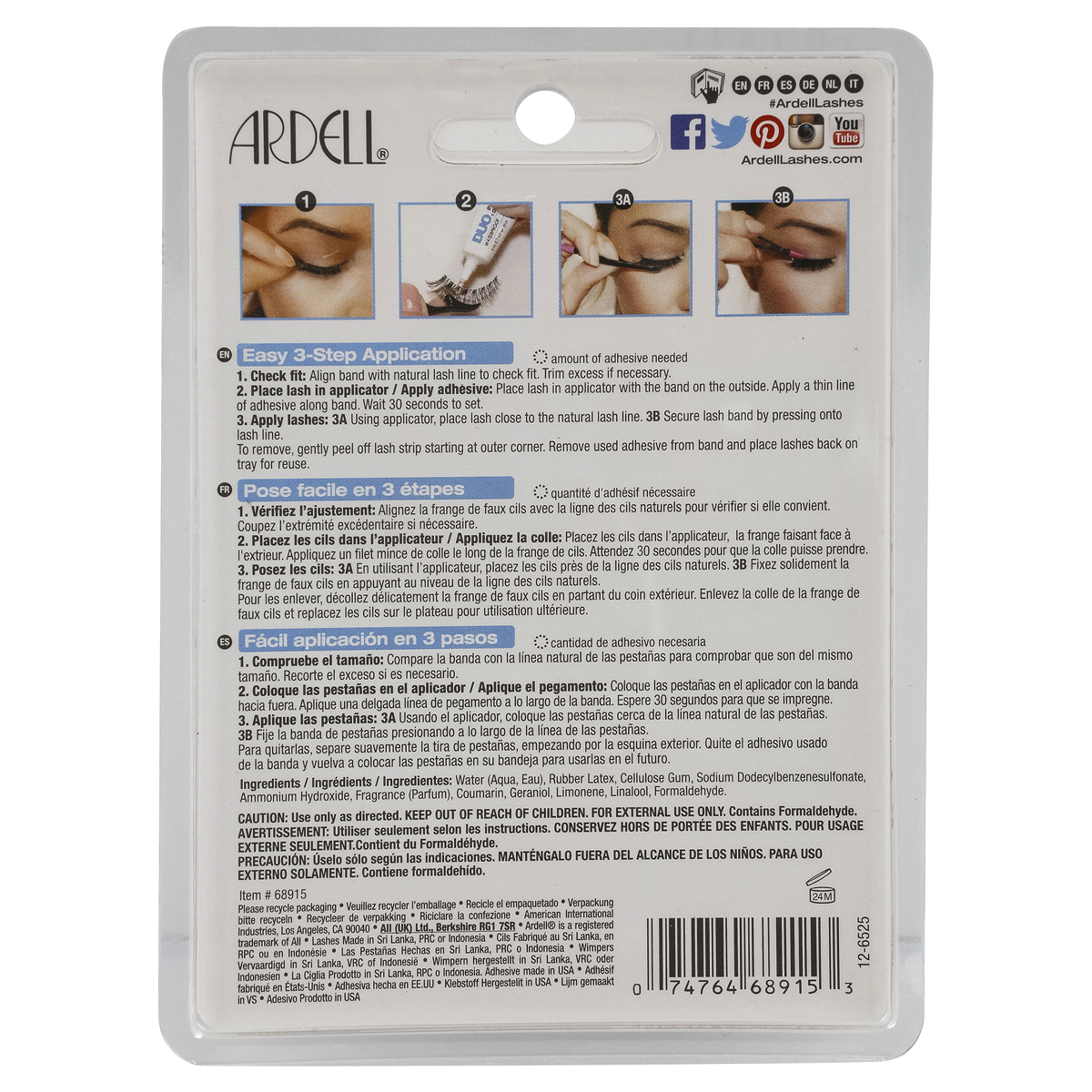 slide 2 of 2, Ardell Multipack Deluxe Eyelashes, Black 117, 4 ct