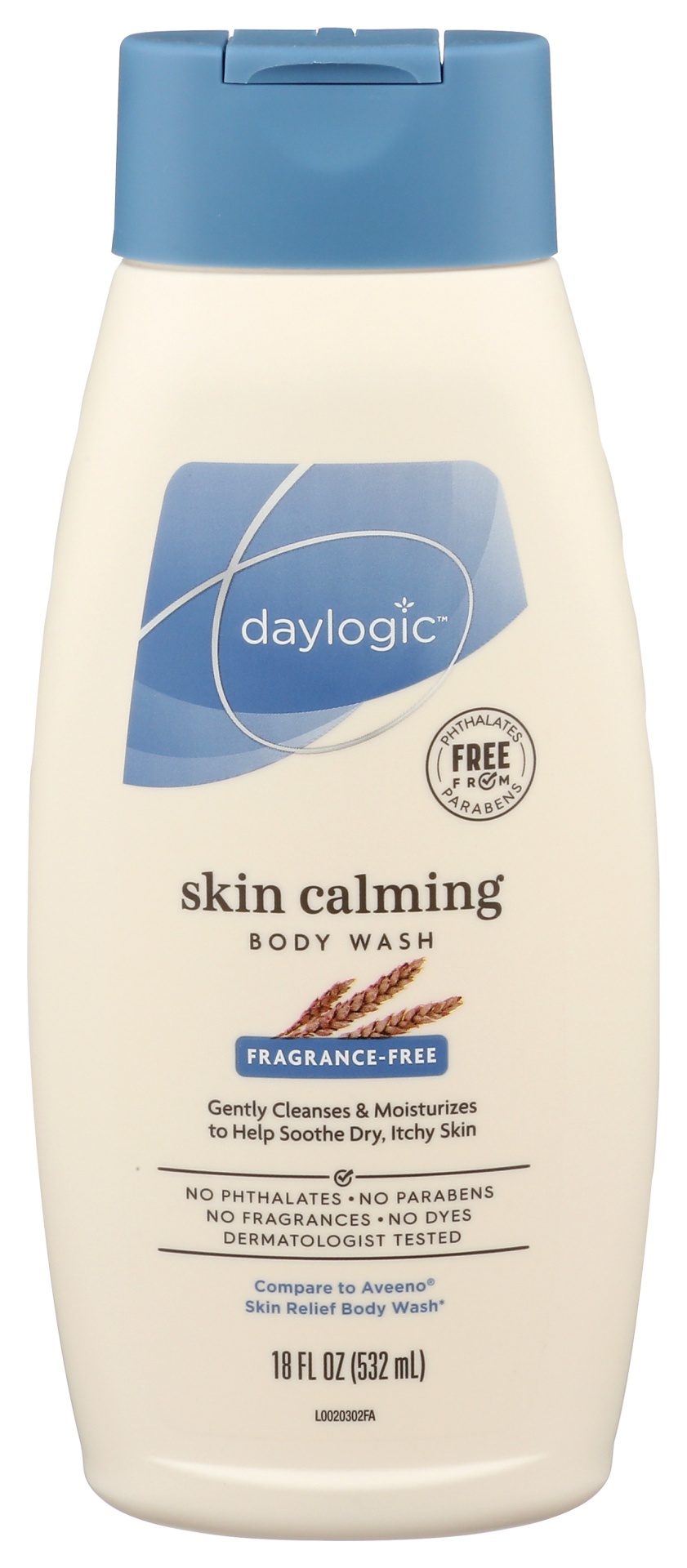 slide 1 of 2, Daylogic Skin Calming Body Wash, 18 fl oz