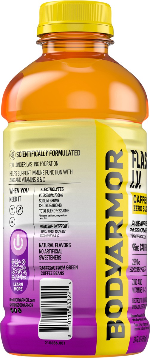 slide 5 of 13, "bdyarmor F Iv Zs Caf Pnapl Pssnfrt", 20 inoz in