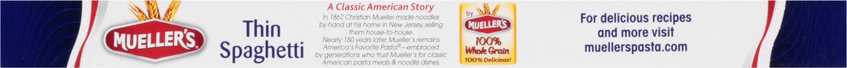 slide 12 of 13, Mueller's Thin Spaghetti 8 oz, 8 oz
