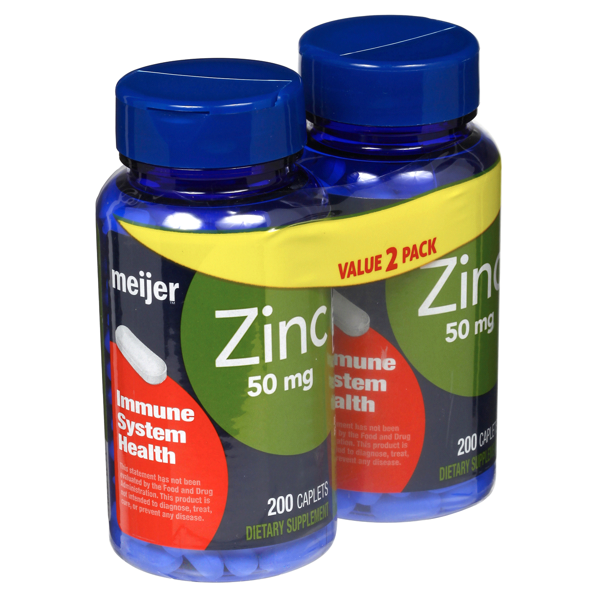 slide 3 of 4, Meijer Zinc 50 mg, Value, 400 ct