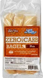ThinSlim Foods Plain Bagels 12 oz