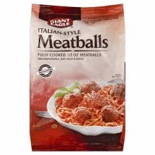 Giant Eagle Meatballs, Italian-Style