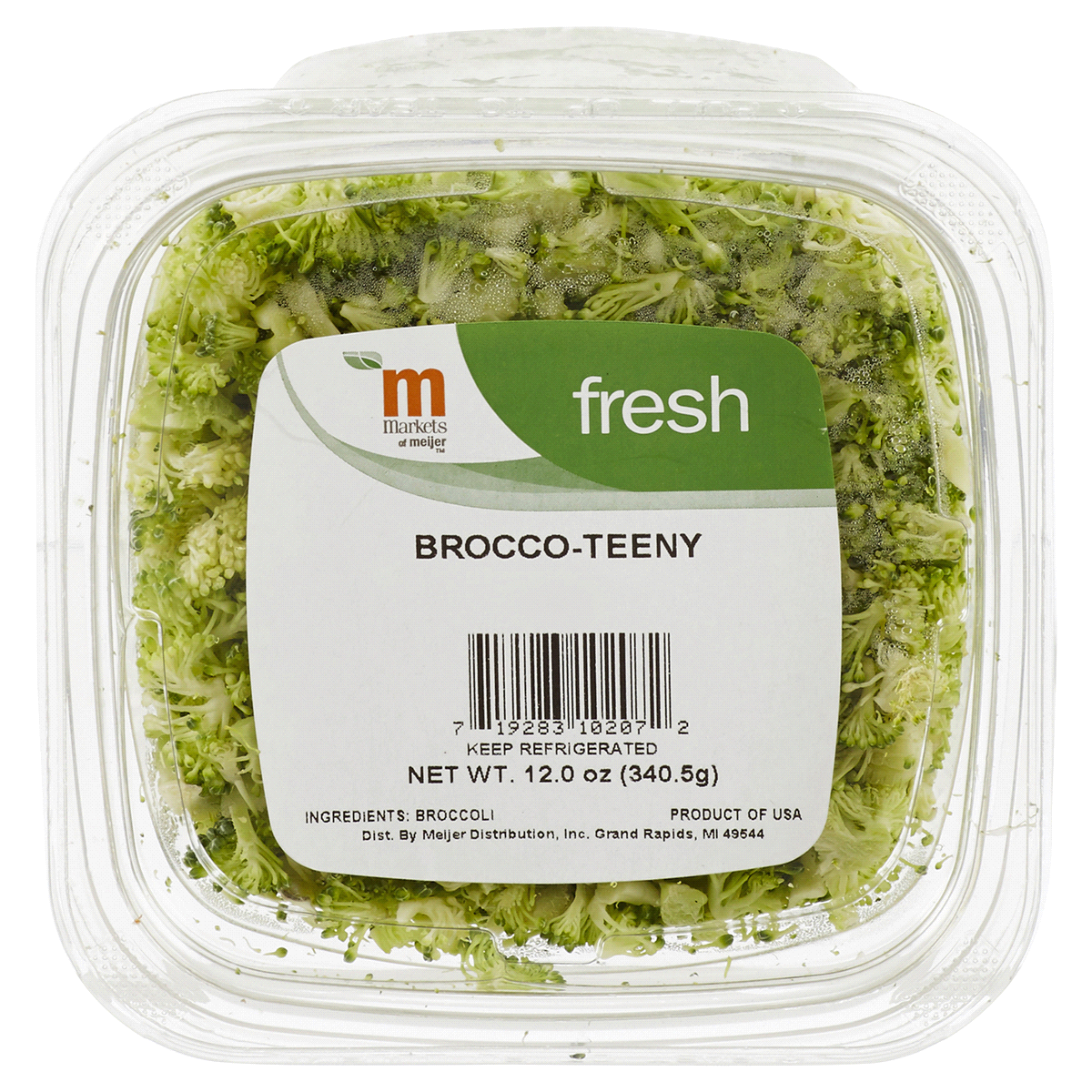 slide 2 of 2, Meijer Brocco-Teeny, Cut & Ready to Eat, 12 oz