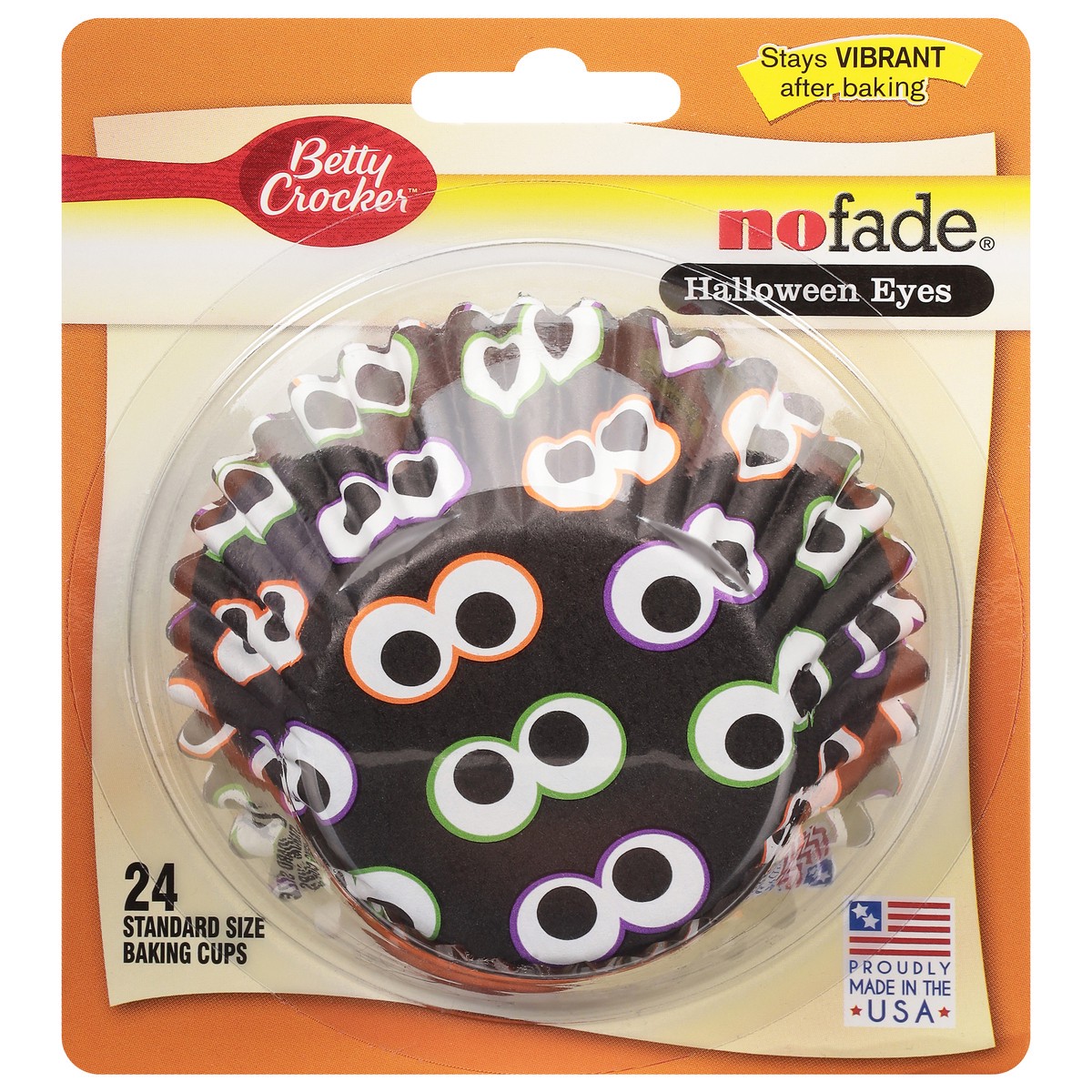 slide 1 of 9, Betty Crocker Cake Mate Eyeballs Baking Cup No Fade, 24 ct