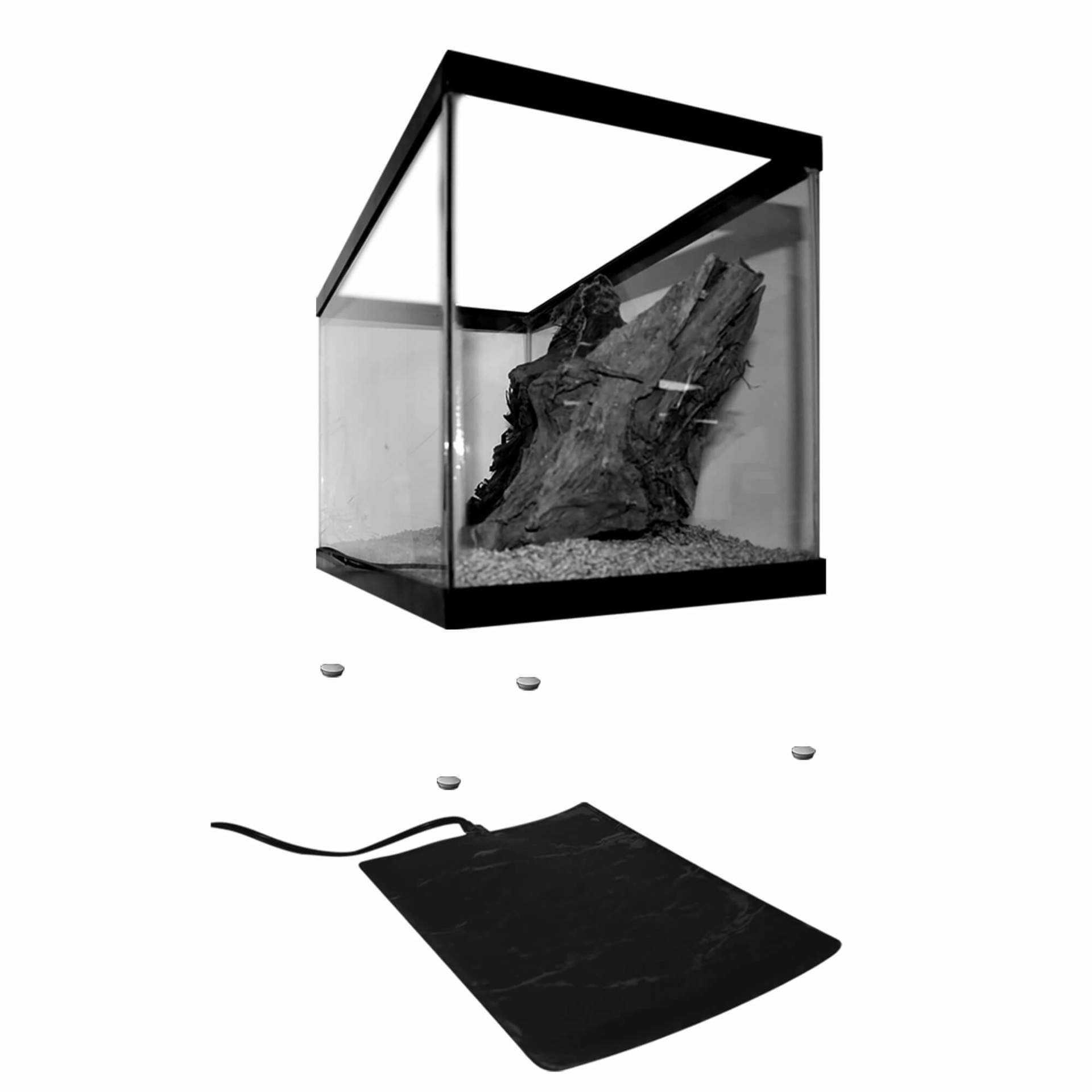 slide 5 of 10, Zilla Terrarium Heat Mats Black Medium, 30-40 Gallon, 16 Watt, 1 ct