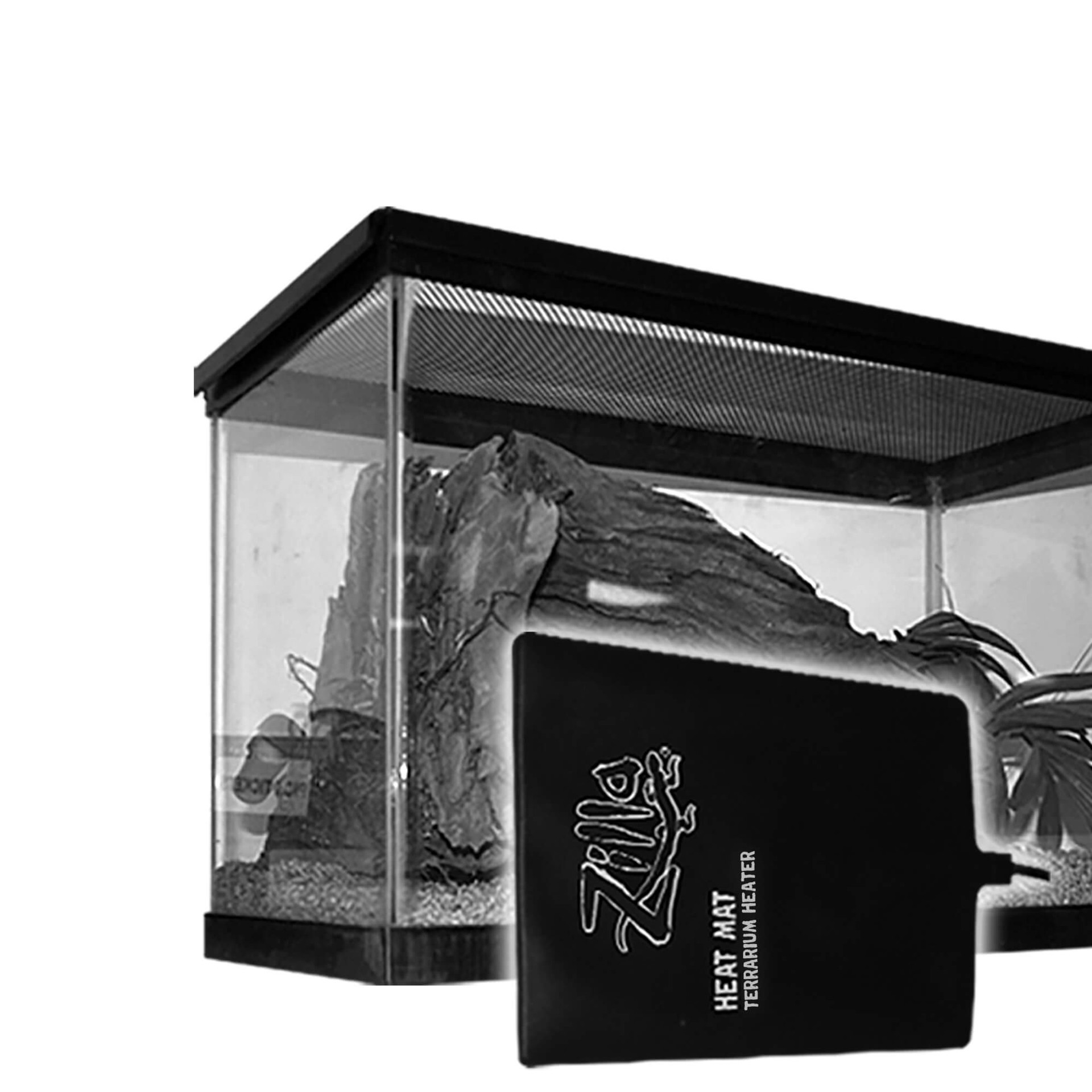 slide 4 of 10, Zilla Terrarium Heat Mats Black Medium, 30-40 Gallon, 16 Watt, 1 ct