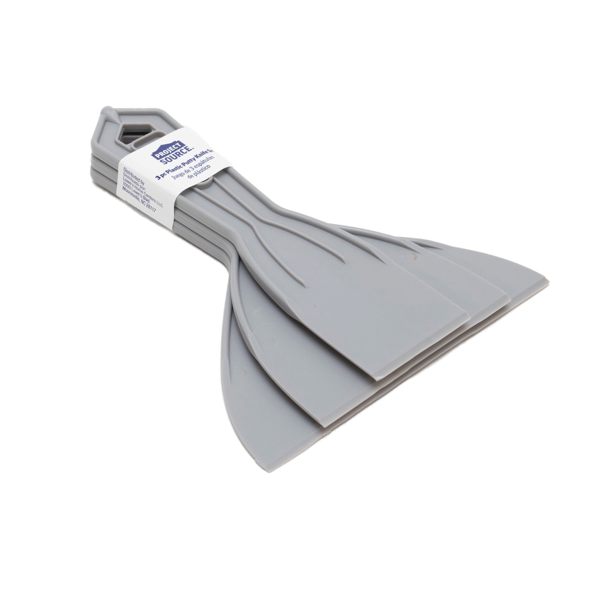 slide 2 of 6, Project Source 3 -Pack 6-in Plastic Disposable Putty Knife, 1 ct