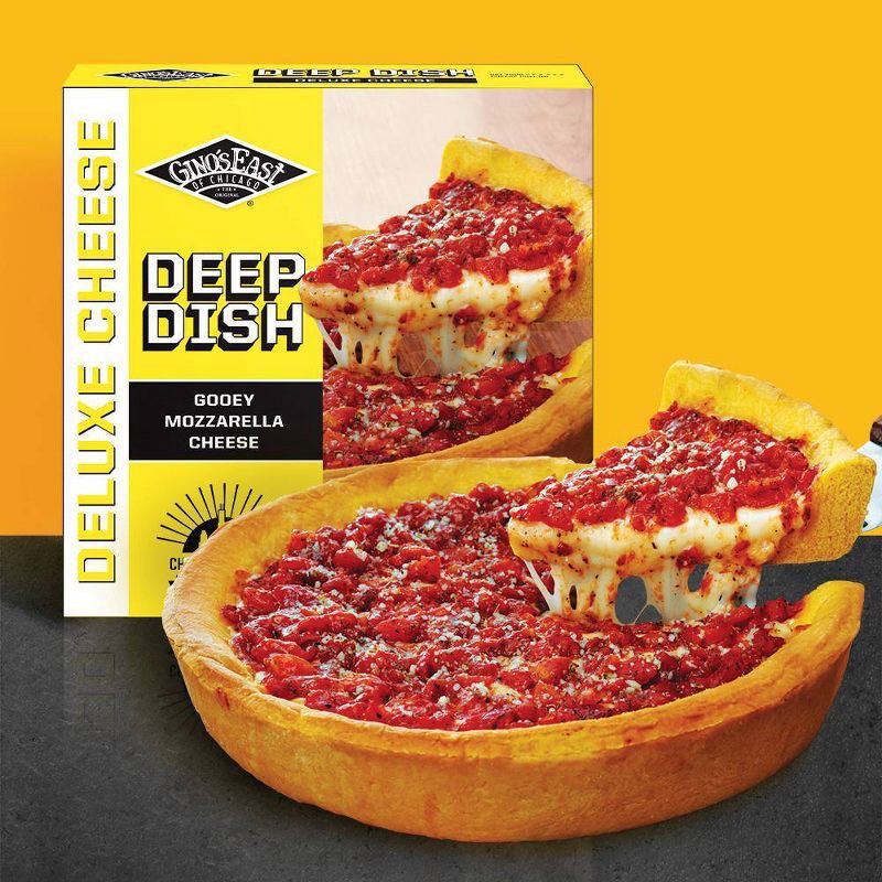 slide 4 of 5, Gino's East Deep Dish Cheese Frozen Pizza - 32oz, 32 oz