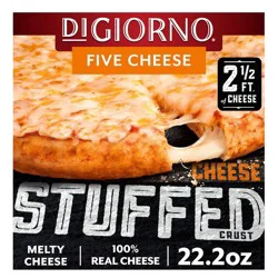 DiGiorno Five Cheese Frozen Pizza with Cheese Stuffed Crust - 22.2oz