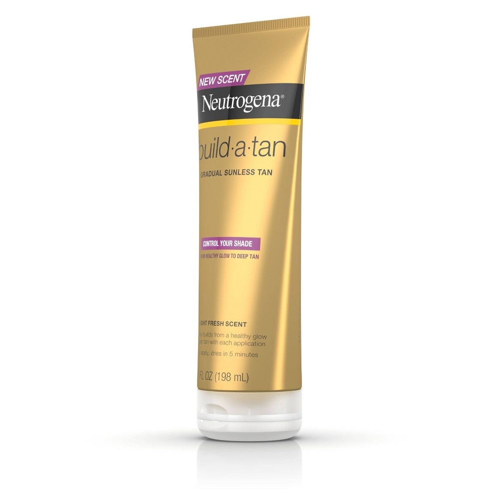 slide 4 of 9, Neutrogena Build a Tan Lotion, 6.7 oz