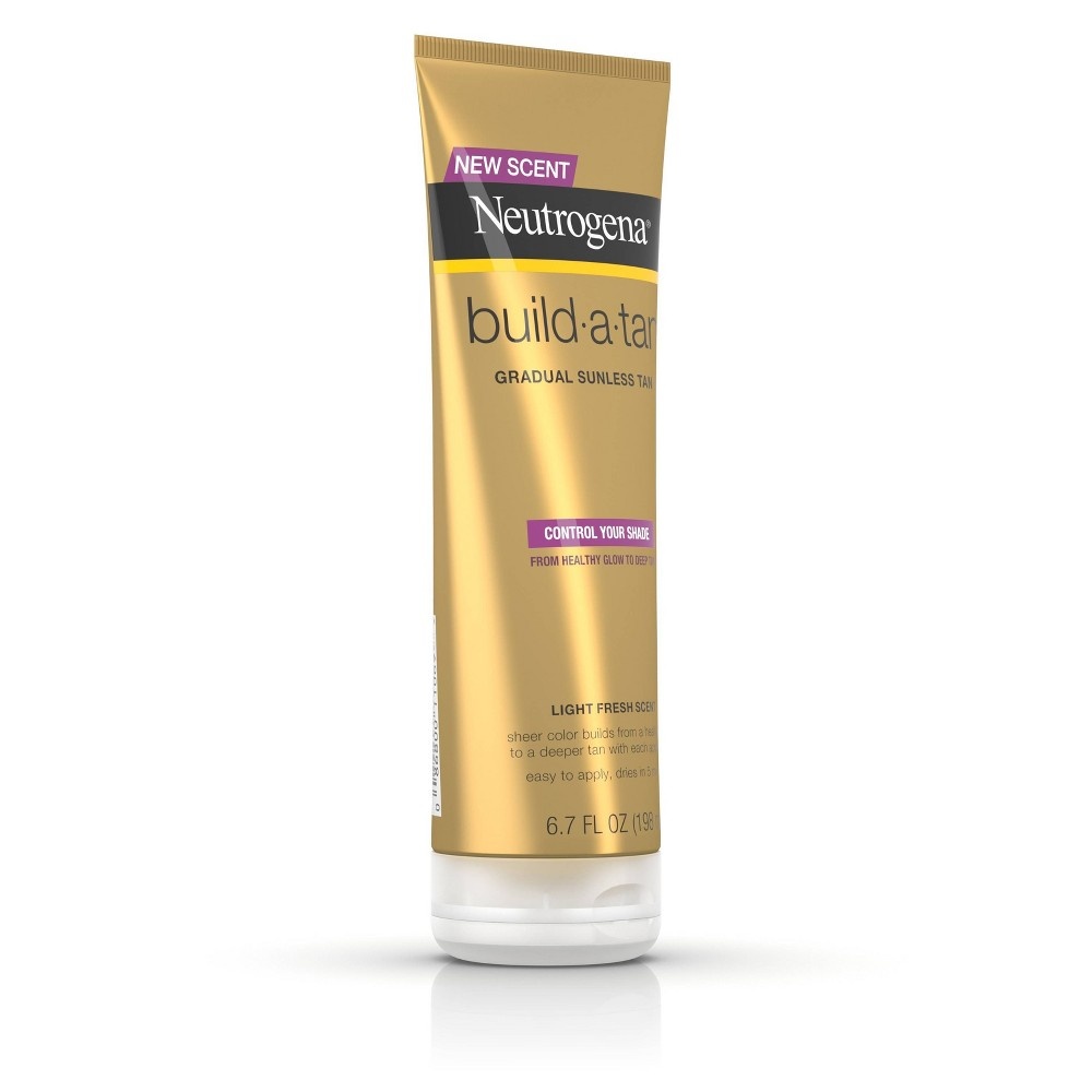 slide 5 of 9, Neutrogena Build a Tan Lotion, 6.7 oz