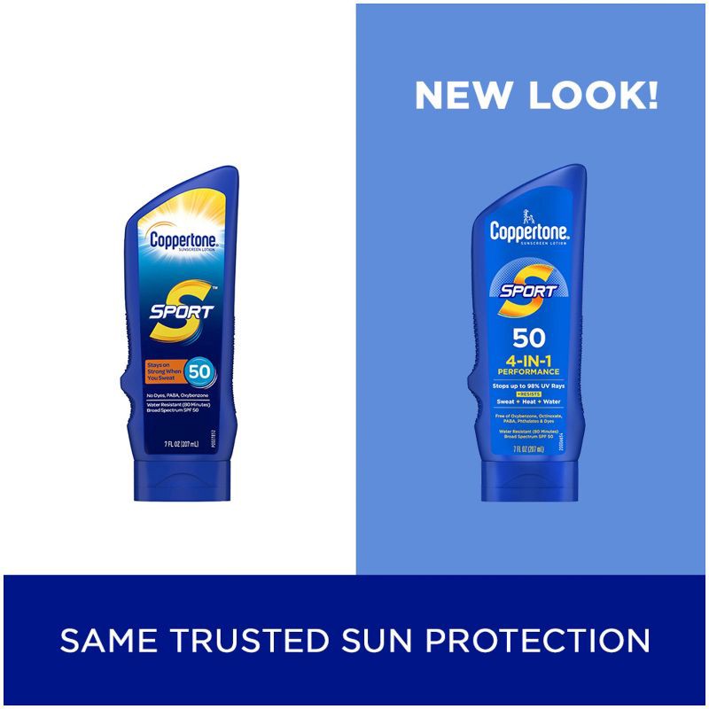 slide 2 of 16, Coppertone Sport Sunscreen Lotion - SPF 50 - 7 fl oz, 0 x 7 fl oz