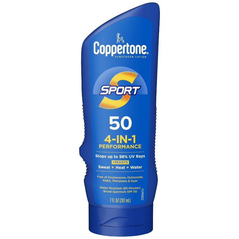 slide 1 of 12, Coppertone Sport Sunscreen Lotion - SPF 50 - 7 fl oz, 0 x 7 fl oz