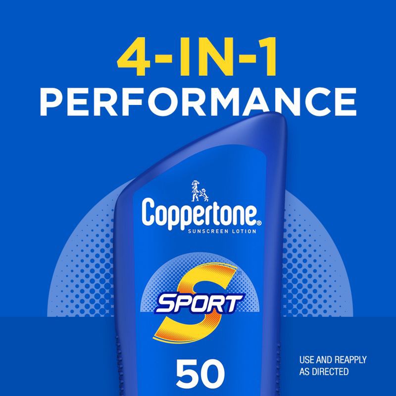 slide 8 of 16, Coppertone Sport Sunscreen Lotion - SPF 50 - 7 fl oz, 0 x 7 fl oz